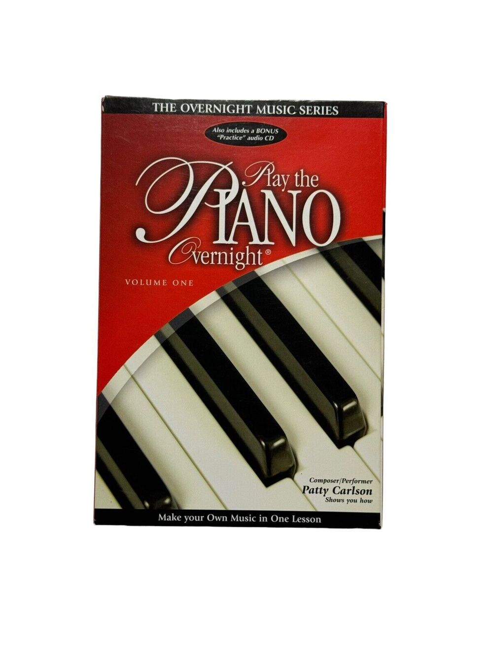 Play Piano Overnight (VHS, 2004, With Practice CD)